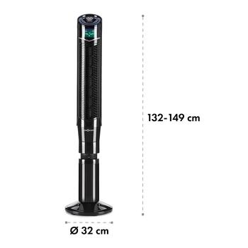 Вентилятор колонный OneConcept Northpeak BK 50 Вт