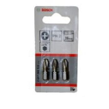 Комплект бит BOSCH PZ1-25мм (3шт)