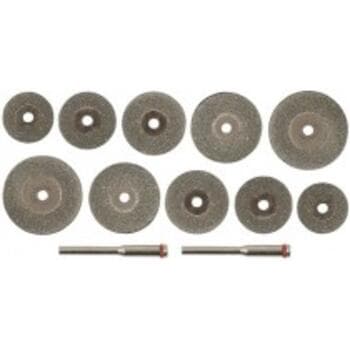 Круги отрезные мини с алмазным напылением 12 шт. FIT