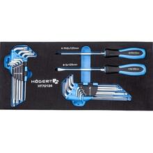 Набор отверток, ключи HEX и TORX 20 шт., ложемент EVA HOEGERT TECHNIK Набор отверток, ключи HEX и TORX 20 шт., ложемент EVA HOEGERT TECHNIK